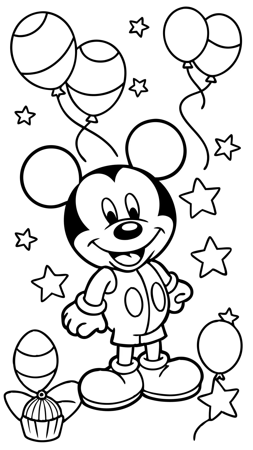 páginas para colorear de Mickey gratis